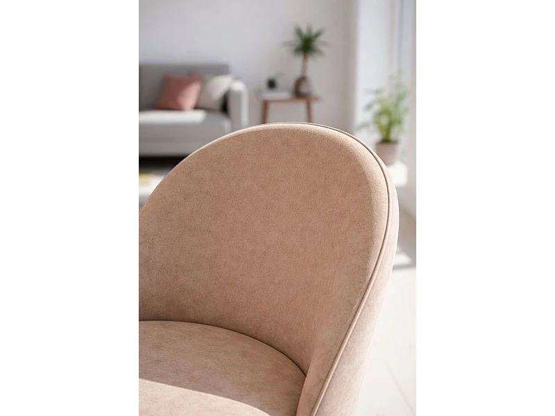 Sillas Comedor - Silla Black Vint Polipiel Vintage - Beige Vintage