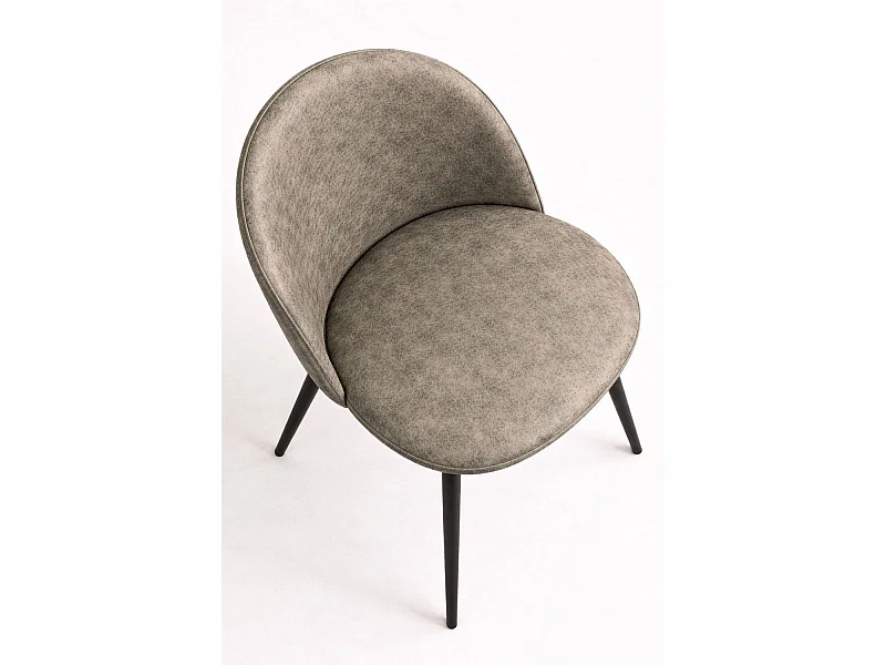 Sillas Comedor - Silla Black Vint Polipiel Vintage - Beige Vintage