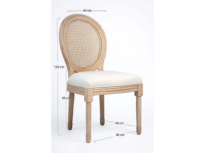 Packs Sillas Comedor - Pack 4 Sillas Palace - Beige