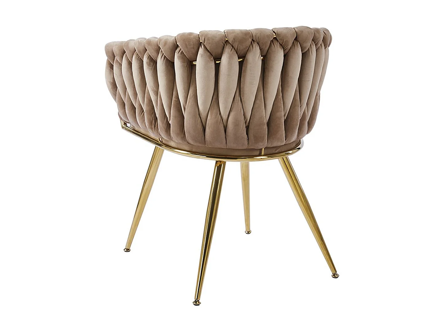 Sillas Comedor - Silla Widny Golden Terciopelo - Champán