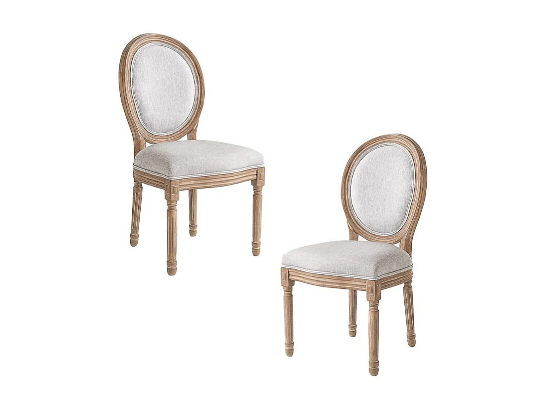 Packs Sillas Comedor - Pack 2 Sillas Palace - Gris claro