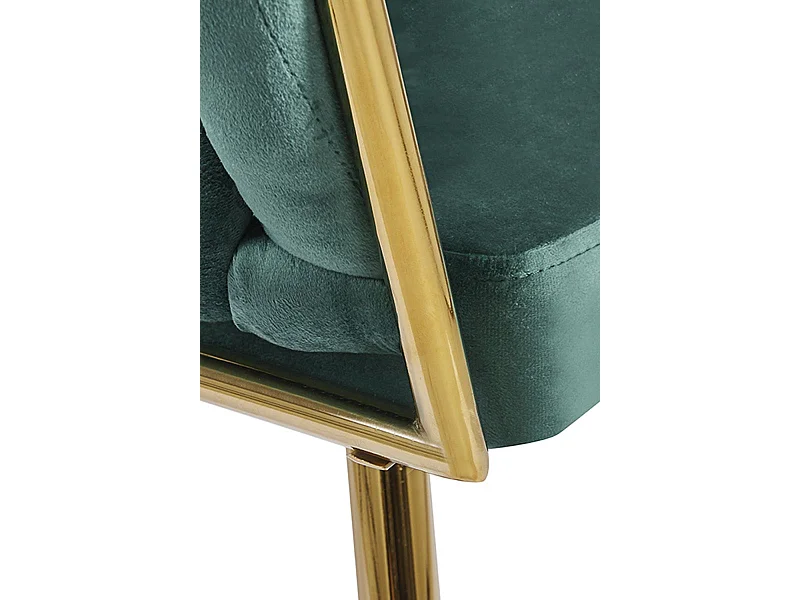 Sillas Comedor - Silla Widny Golden Terciopelo - Verde