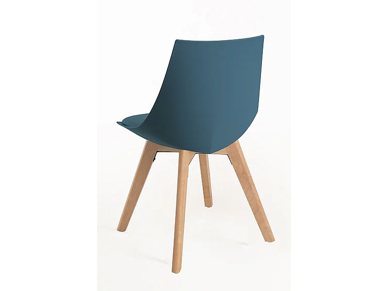 Packs Sillas Comedor - Pack 4 Sillas Blok - Verde azulado