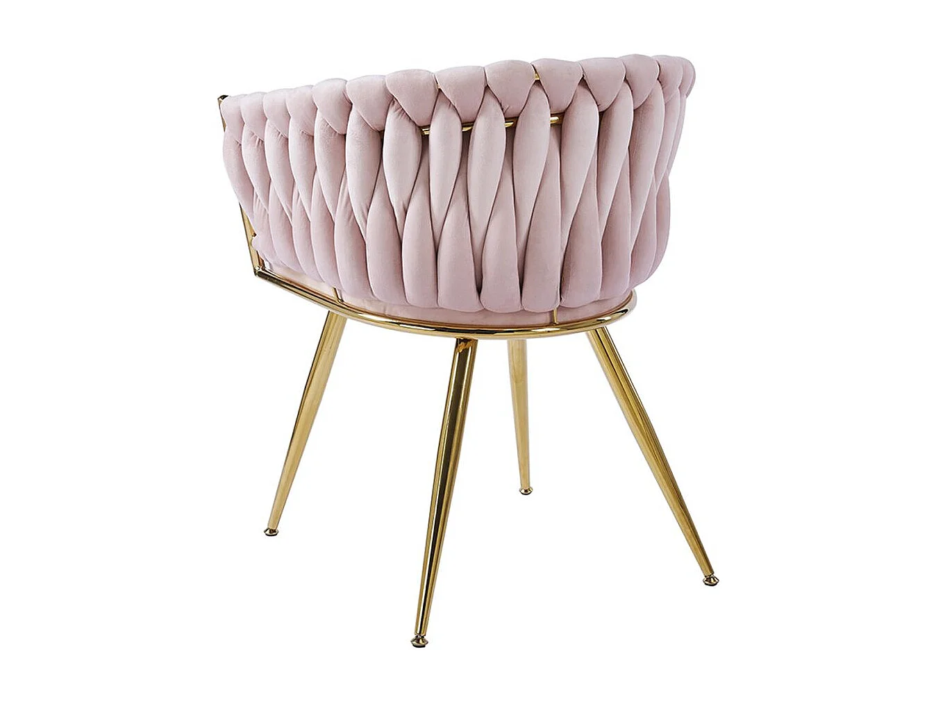 Sillas Comedor - Silla Widny Golden Terciopelo - Rosa