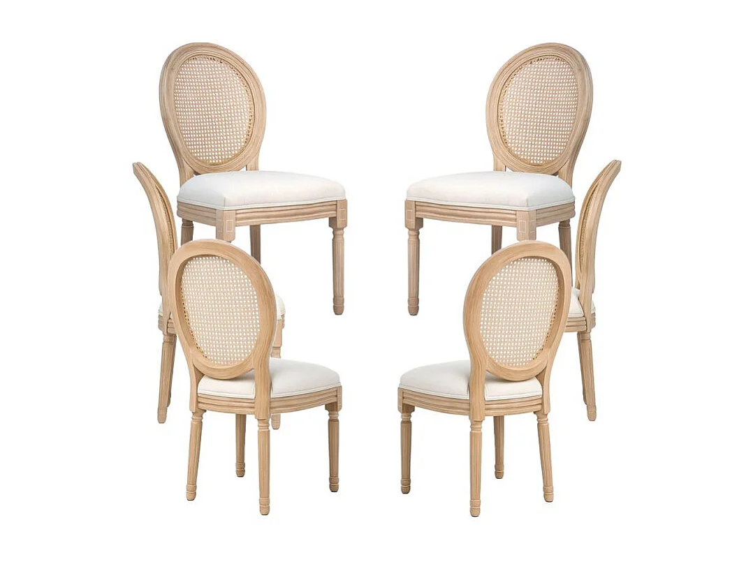 Packs Sillas Comedor - Pack 6 Sillas Palace - Beige