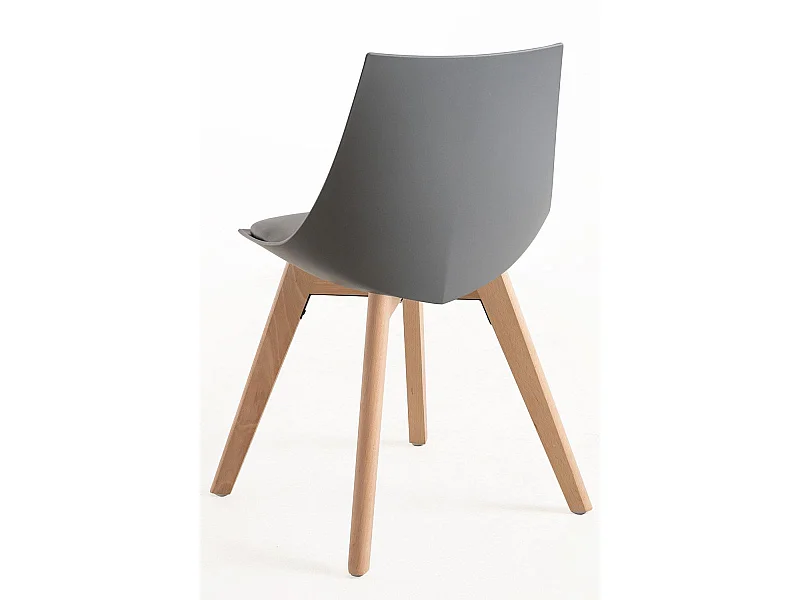 Packs Sillas Comedor - Pack 4 Sillas Blok - Gris oscuro