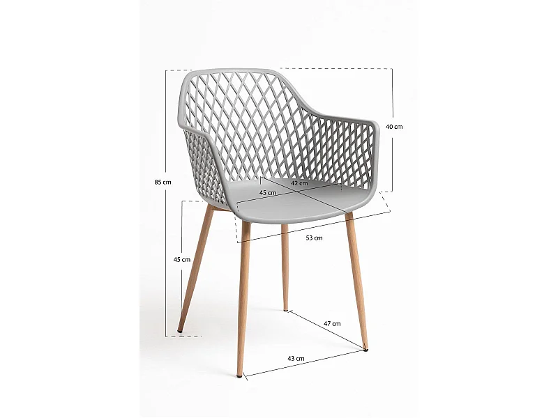 Packs Sillas Comedor - Pack 6 Sillas Tyva - Gris