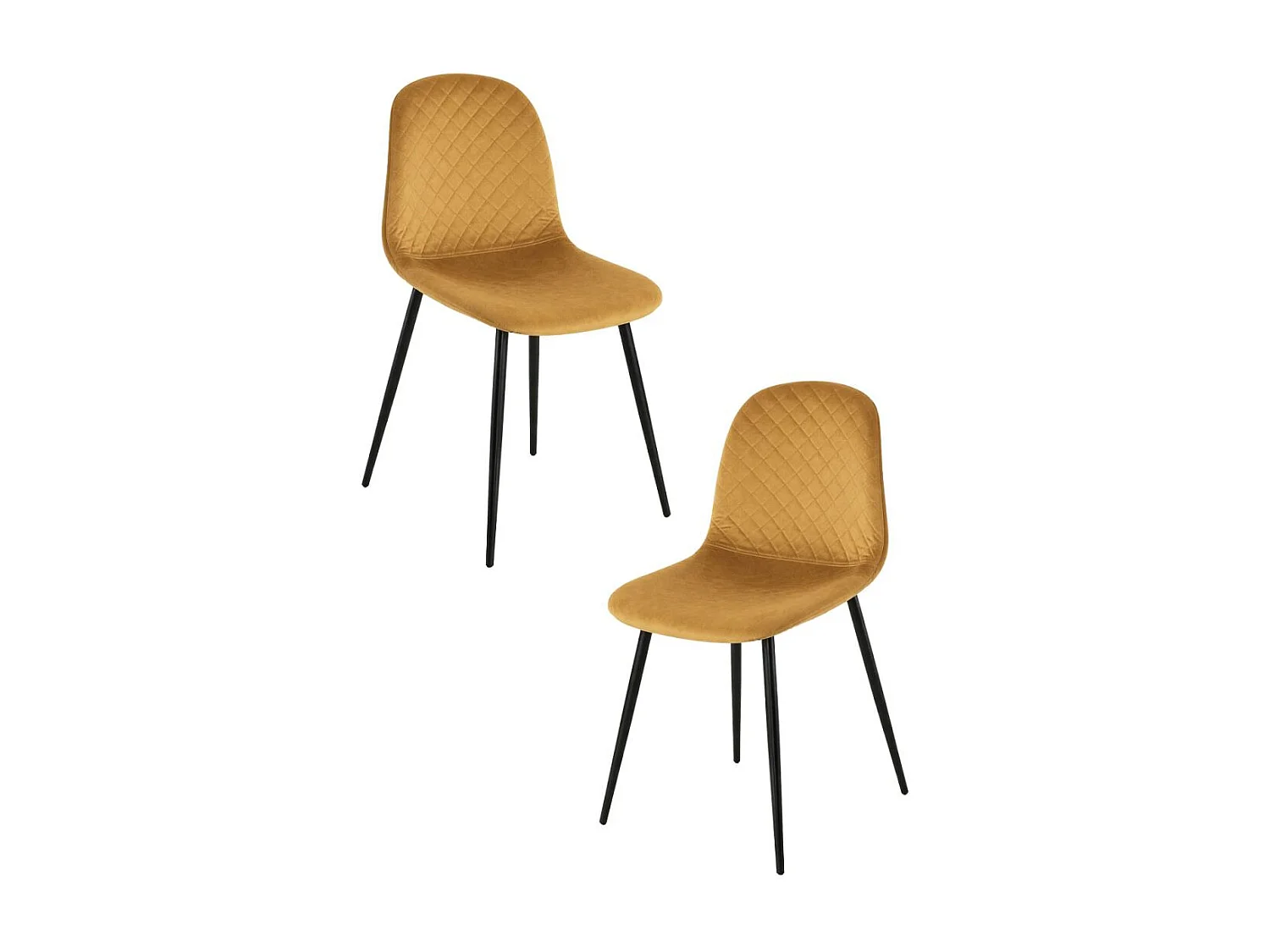 Packs Sillas Comedor - Pack 2 Sillas Boide - Mostaza