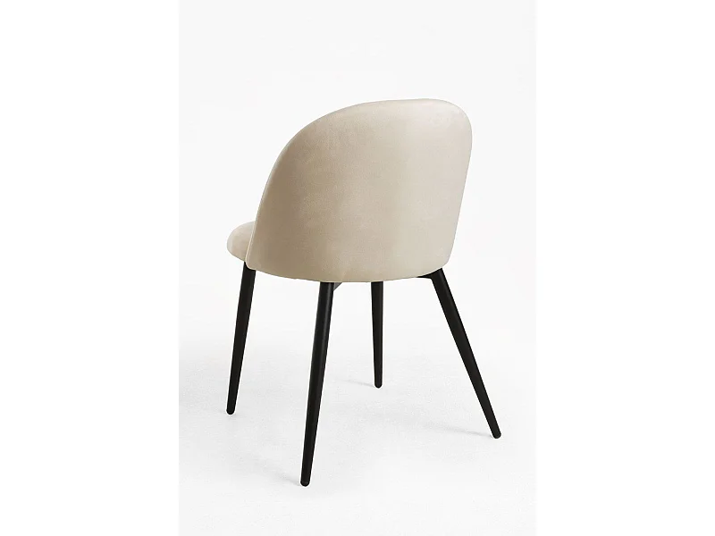 Sillas Comedor - Silla Chal Terciopelo - Beige