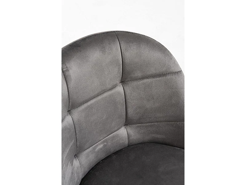 Sillas Comedor - Silla Chal Terciopelo - Gris oscuro