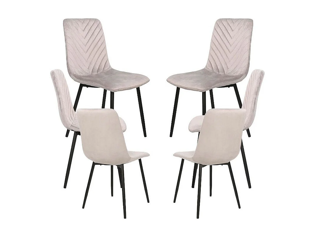 Packs Sillas Comedor - Pack 6 Sillas Guri - Gris claro