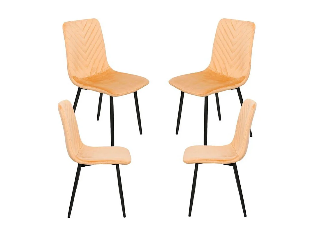 Packs Sillas Comedor - Pack 4 Sillas Guri - Mostaza