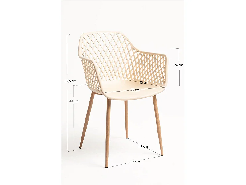 Packs Sillas Comedor - Pack 4 Sillas Tyva - Beige