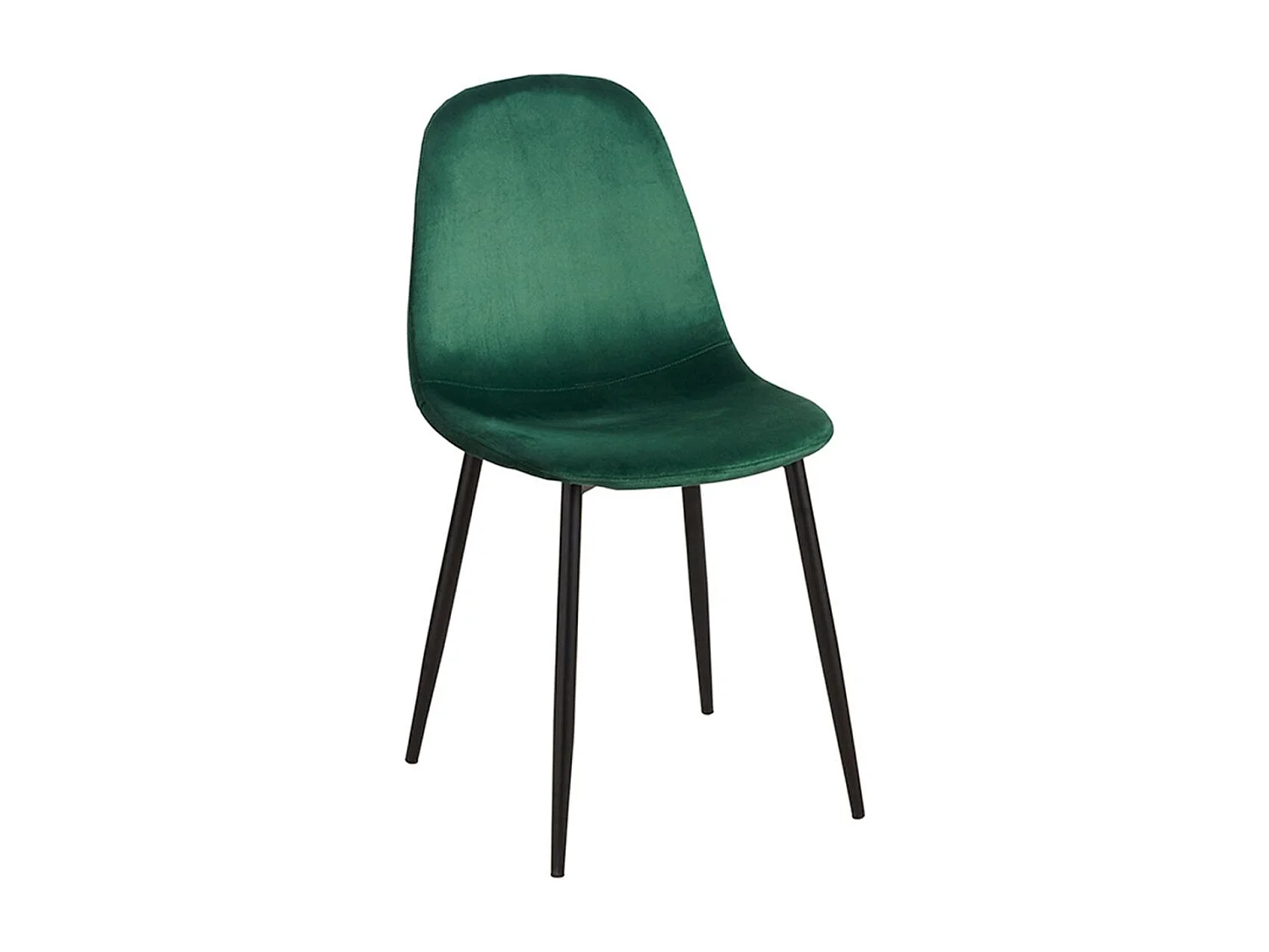 Packs Sillas Comedor - Pack 6 Sillas Teok Black Terciopelo - Verde