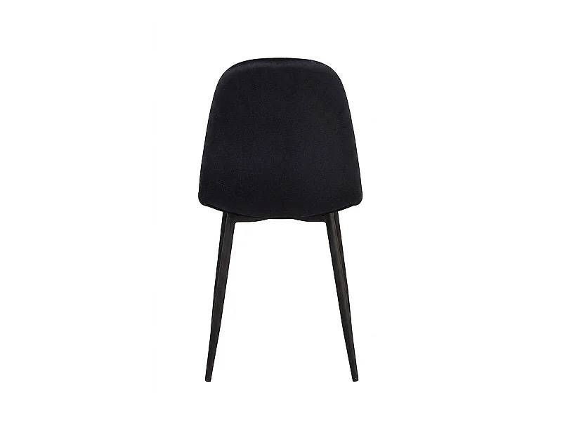 Packs Sillas Comedor - Pack 6 Sillas Teok Black Terciopelo - Negro