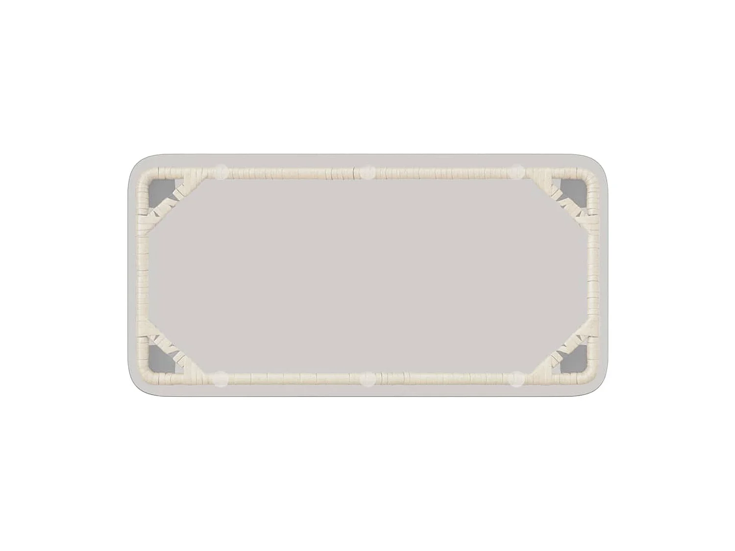 Conjunto de Muebles de Jardín 4 pcs Marrón Negro Crema