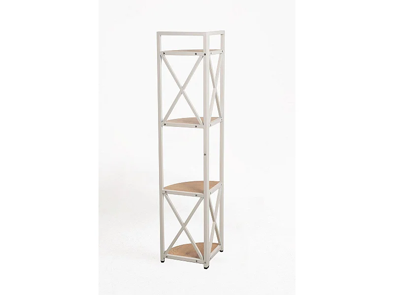 Estanterías - Rinconera Banis 4 estantes - Blanco