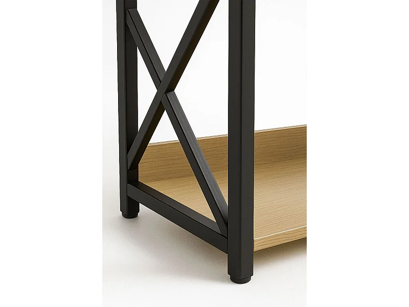 Estanterías - Estantería Banis 3 Estantes - Negro