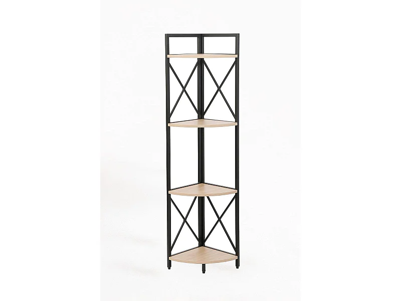 Estanterías - Estantería Rinconera Lesly - Negro