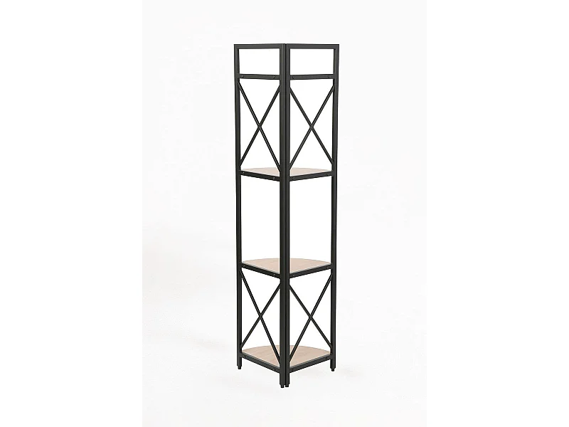 Estanterías - Estantería Rinconera Lesly - Negro