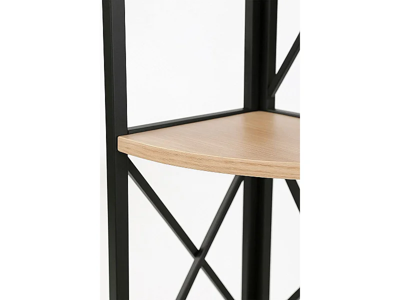 Estanterías - Estantería Rinconera Lesly - Negro