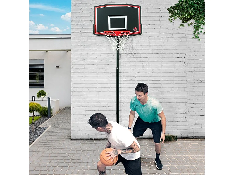 Panier de Basket sur Pied Mobile Phoenix - Hauteur de 2 à 2m60- Pompe et Ballon inclus