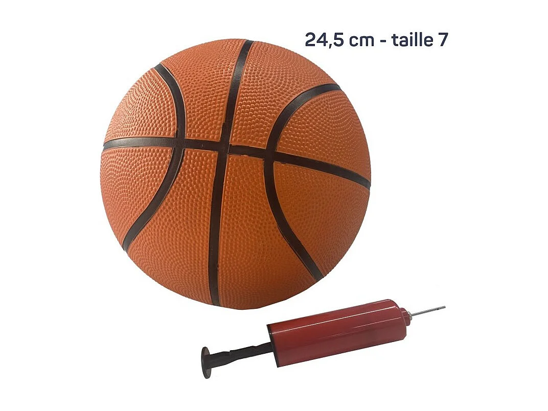 Panier de Basket sur Pied Mobile "Charlotte" Hauteur Réglable de 2,1m a 2,6m