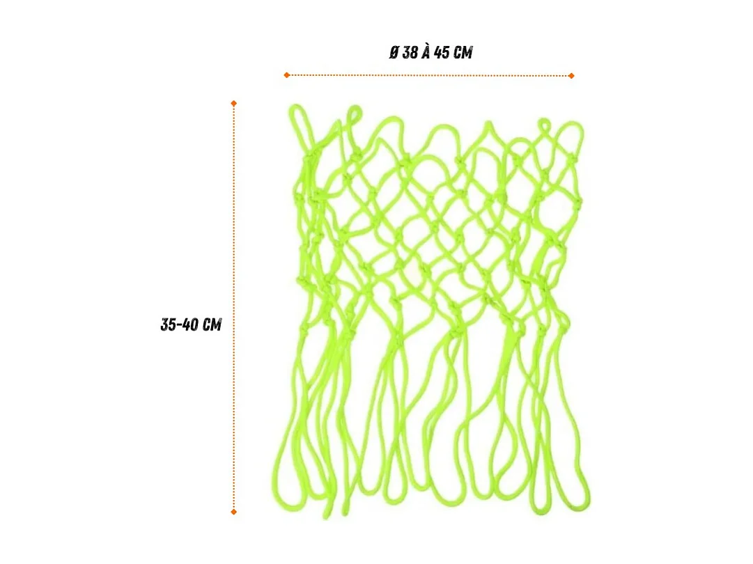 Pack de Basket-Ball Retour de ballon et filet phosphorescent