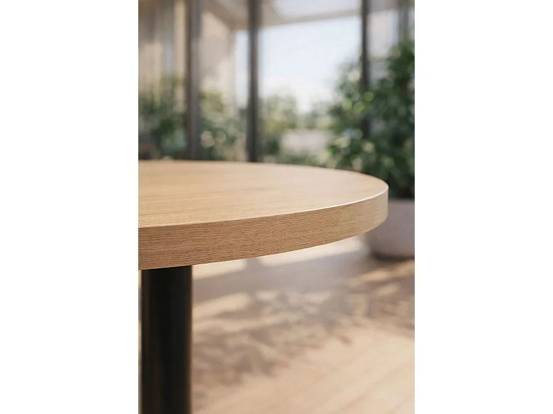 Mesas Bar - Mesa Kuat Redonda - Madera clara