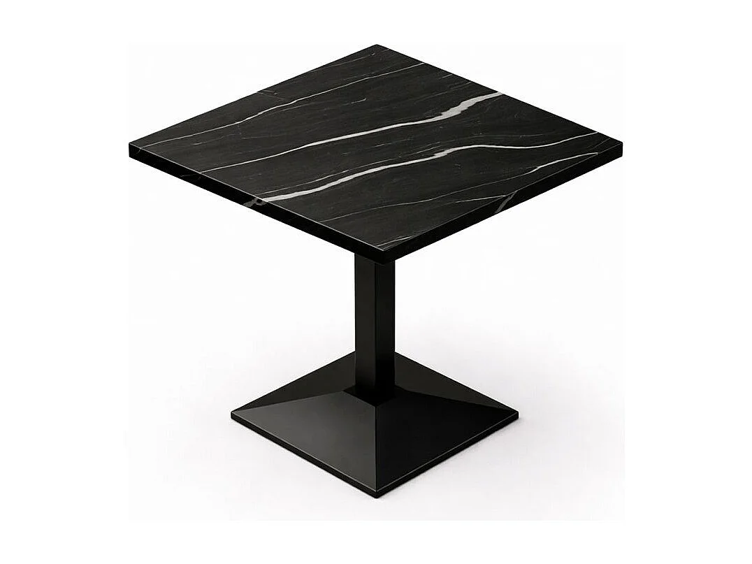 Mesas Bar - Mesa Kuat Black 60 cm - Mármol Negro