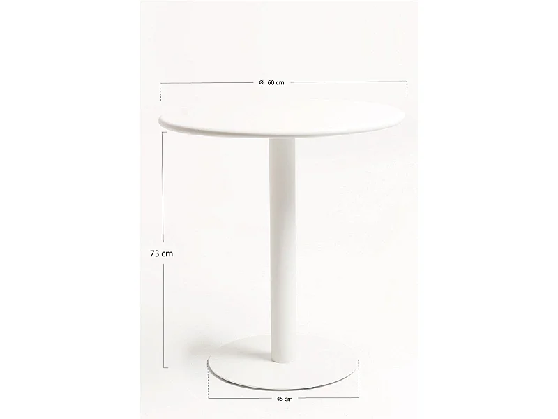 Mesas - Mesa Dis 60 cm - Blanco