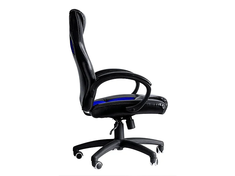 Silla Gaming Pro - Azul y Negro - Máxima Ergonomía - Ideal para sesiones de Gaming