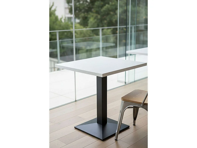 Mesas Bar - Mesa Kuat Black 60 cm - Blanco