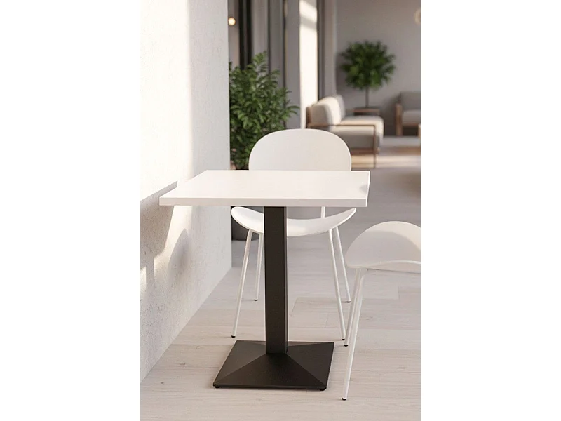 Mesas Bar - Mesa Kuat Black 70 cm - Blanco