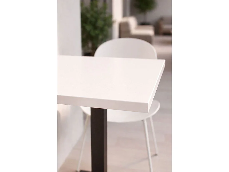 Mesas Bar - Mesa Kuat Black 70 cm - Blanco