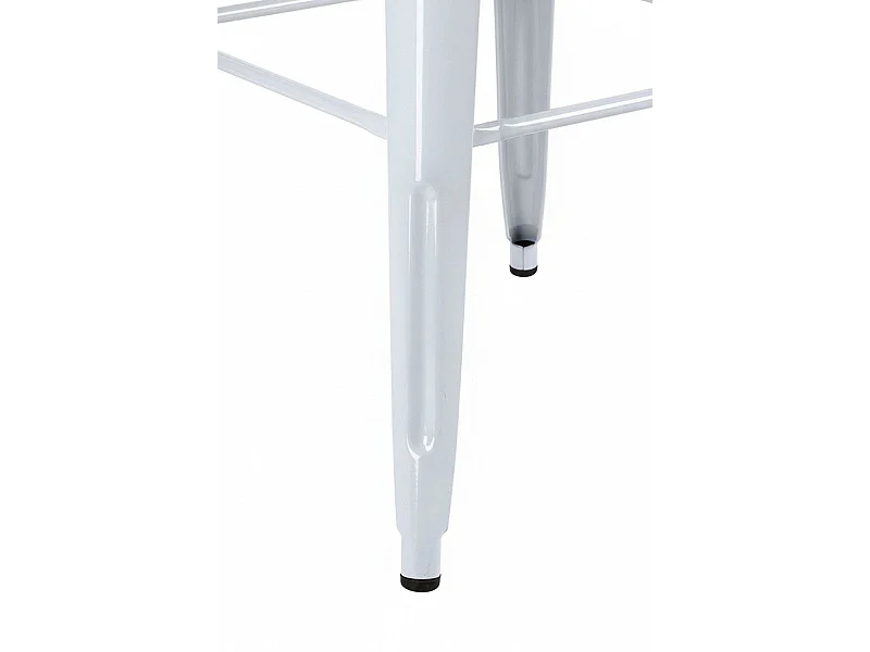 Mesas Bar - Mesa Torix Alta Madera Natural 60 cm - Blanco