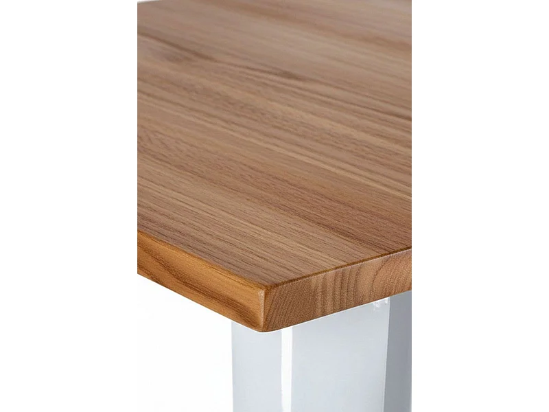 Mesas Bar - Mesa Torix Alta Madera Natural 60 cm - Blanco