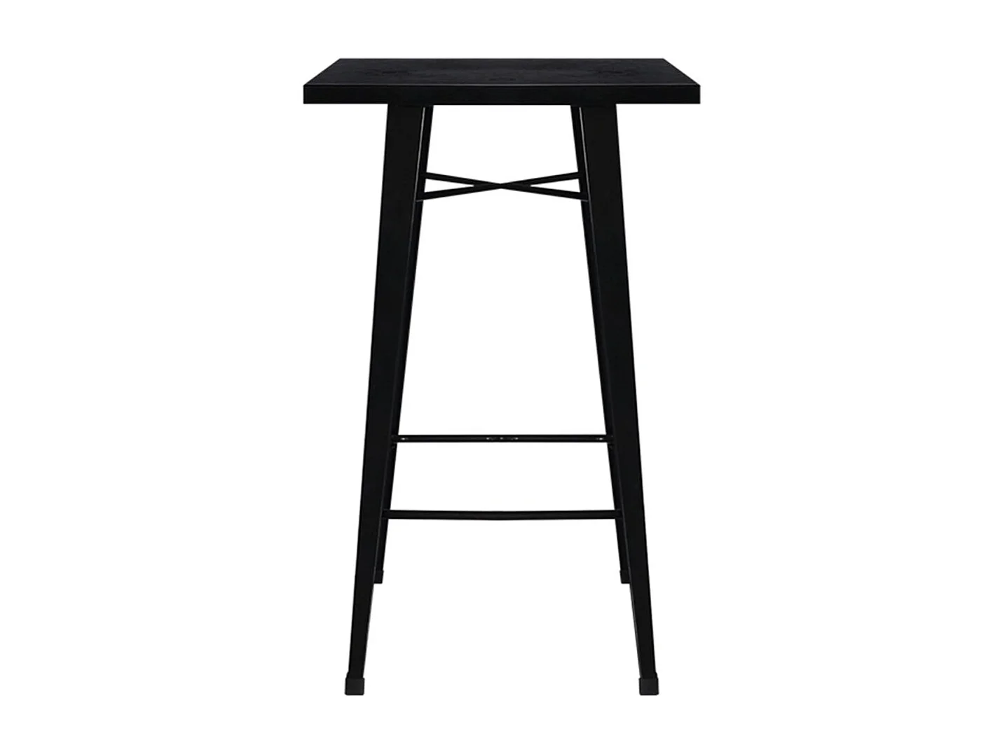 Mesas Bar - Mesa Torix Alta Cuadrada 60 cm - Negro