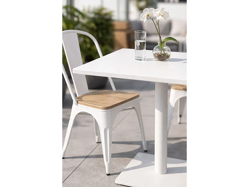 Mesas - Mesa Zenvi 60 cm - Blanco