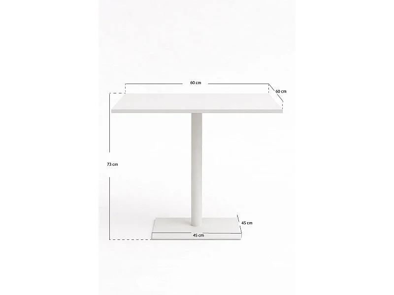 Mesas - Mesa Zenvi 60 cm - Blanco