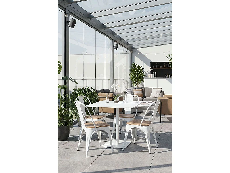 Mesas - Mesa Zenvi 60 cm - Blanco