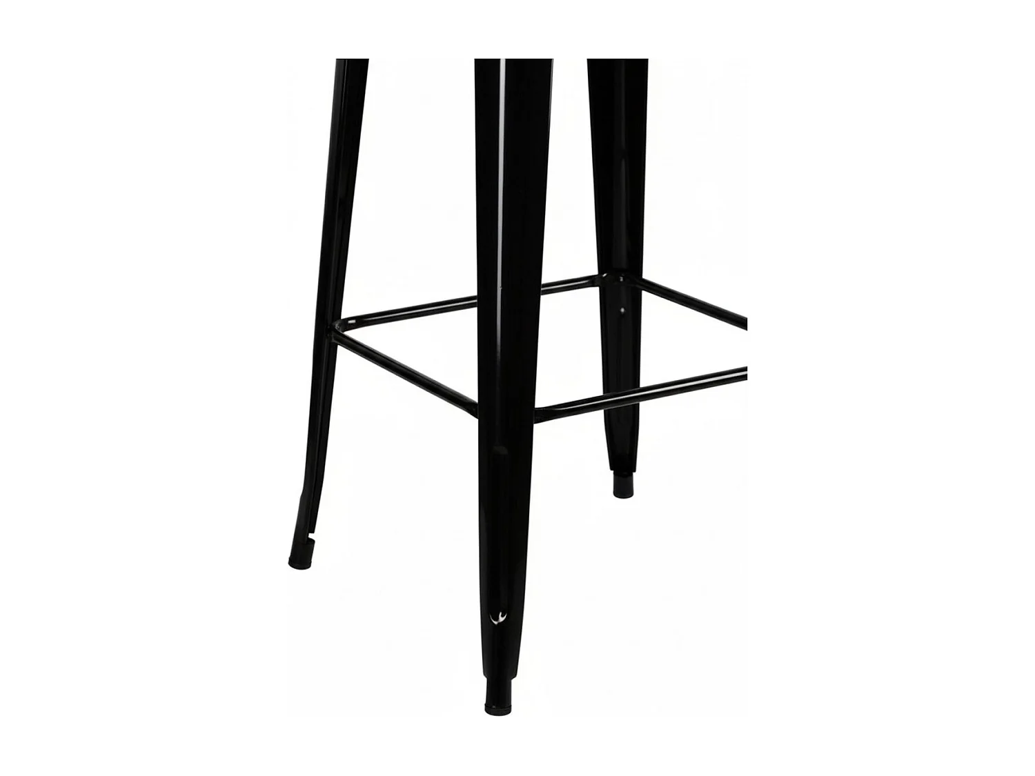 Mesas Bar - Mesa Torix Alta Madera Natural 60 cm - Negro