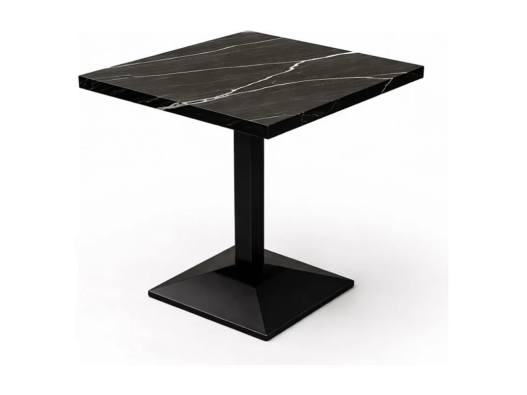 Mesas Bar - Mesa Kuat Black 70 cm - Mármol Negro