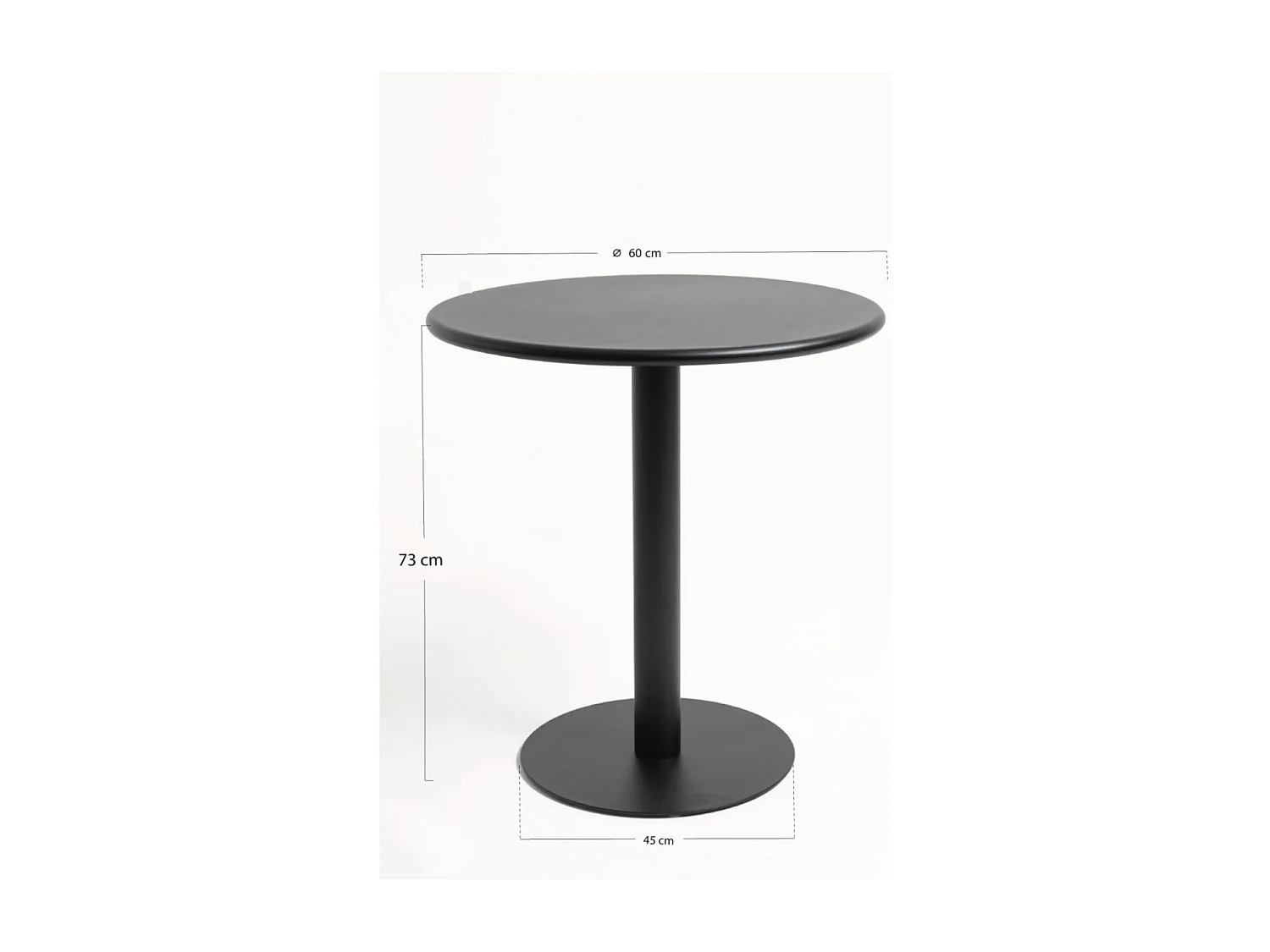 Mesas - Mesa Dis 60 cm - Negro