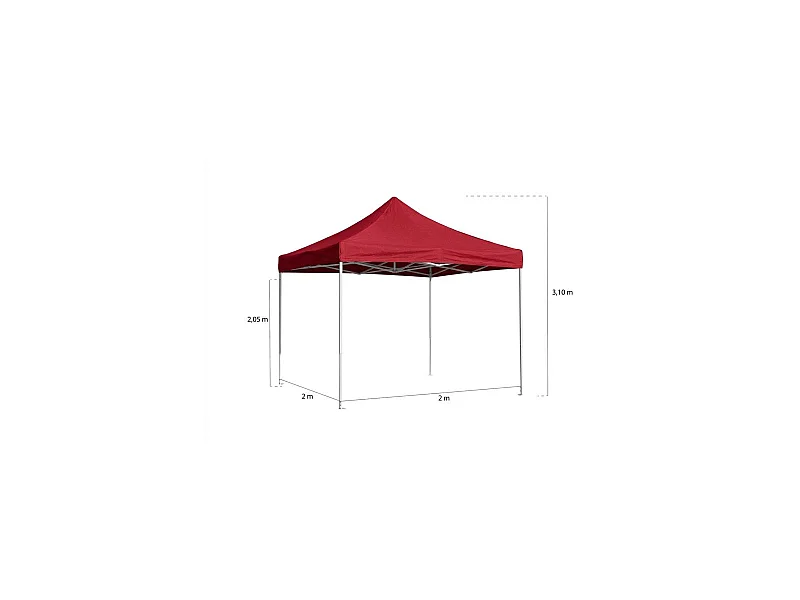 Carpas Plegables 2x2 - Carpa 2x2 One - Rojo