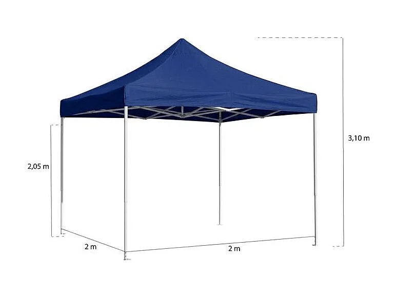 Carpas Plegables 2x2 - Carpa 2x2 One - Azul