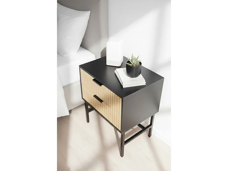 Mesas Auxiliares - Mesita Noche Cesdo - Negro