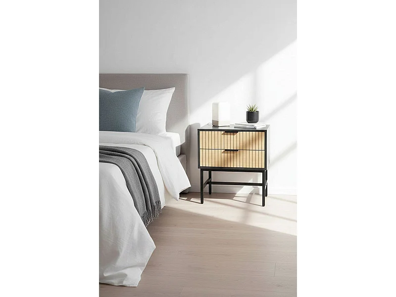 Mesas Auxiliares - Mesita Noche Cesdo - Negro