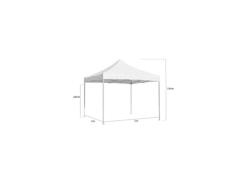 Carpas Plegables 2x2 - Carpa 2x2 One - Blanco