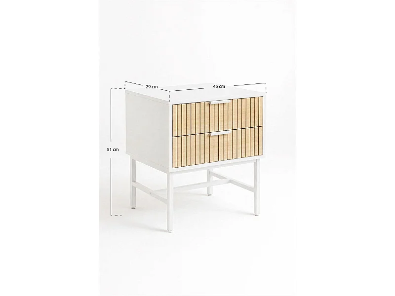 Mesas Auxiliares - Mesita Noche Cesdo - Blanco